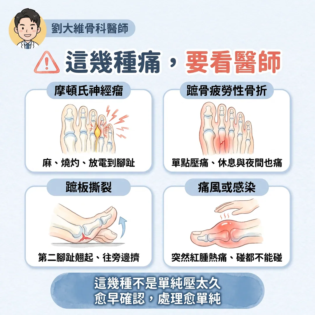 前足蹠骨痛（Metatarsalgia）的原因與治療 衛教圖 6