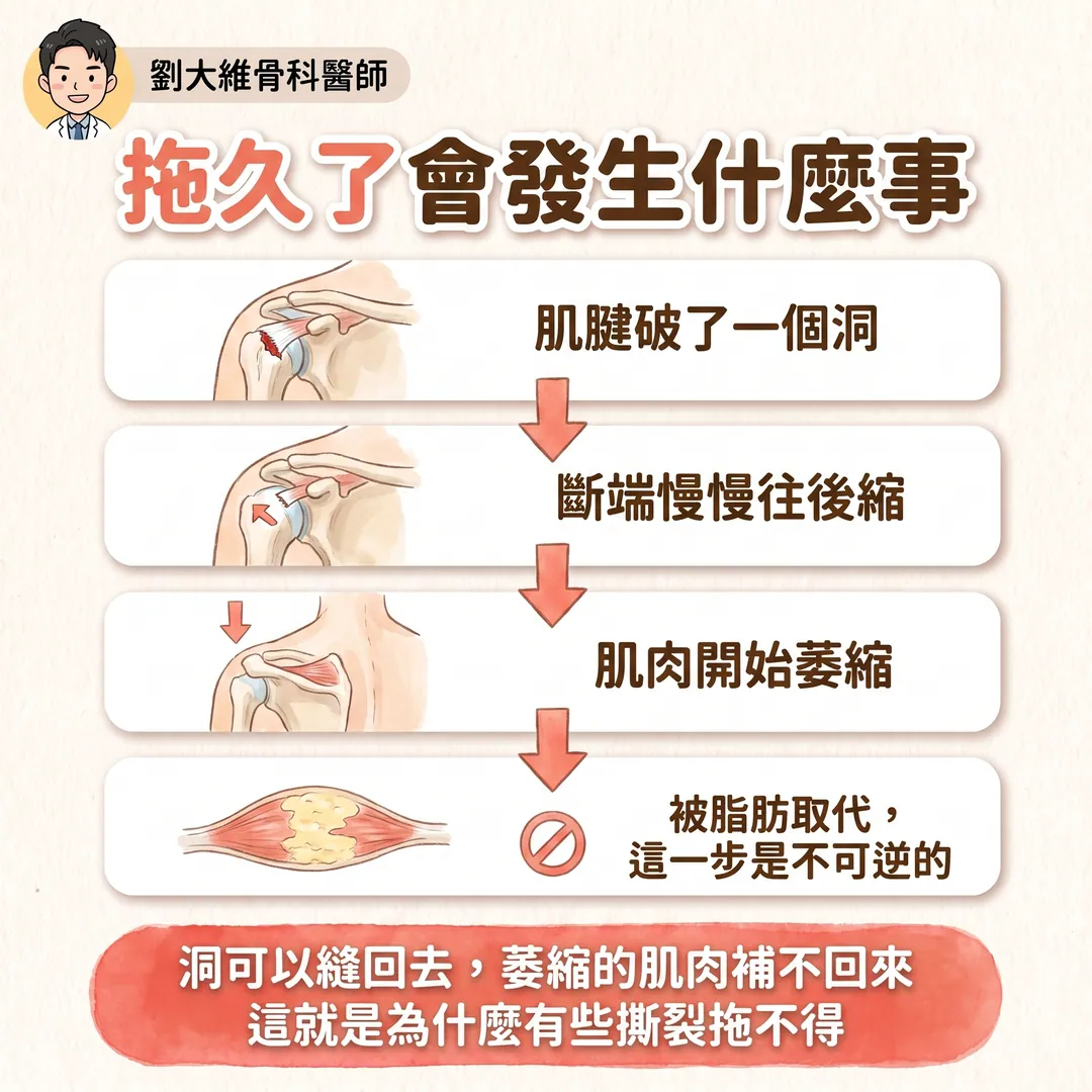 旋轉肌袖撕裂：什麼時候該開刀？PRP 到底有沒有效？ 衛教圖 6