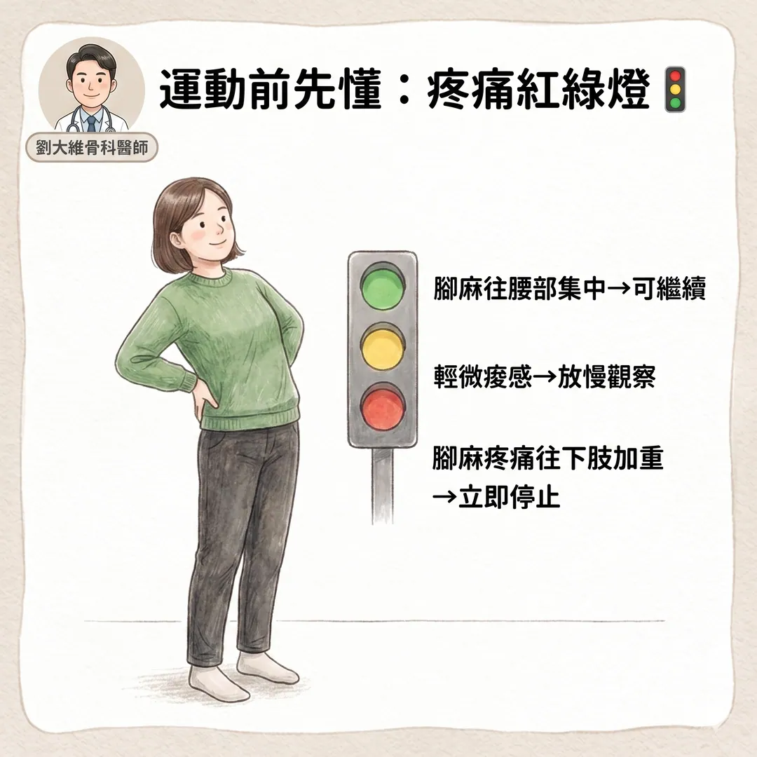 腰痛、腳麻別急著開刀！椎間盤突出的居家運動全攻略 衛教圖 3