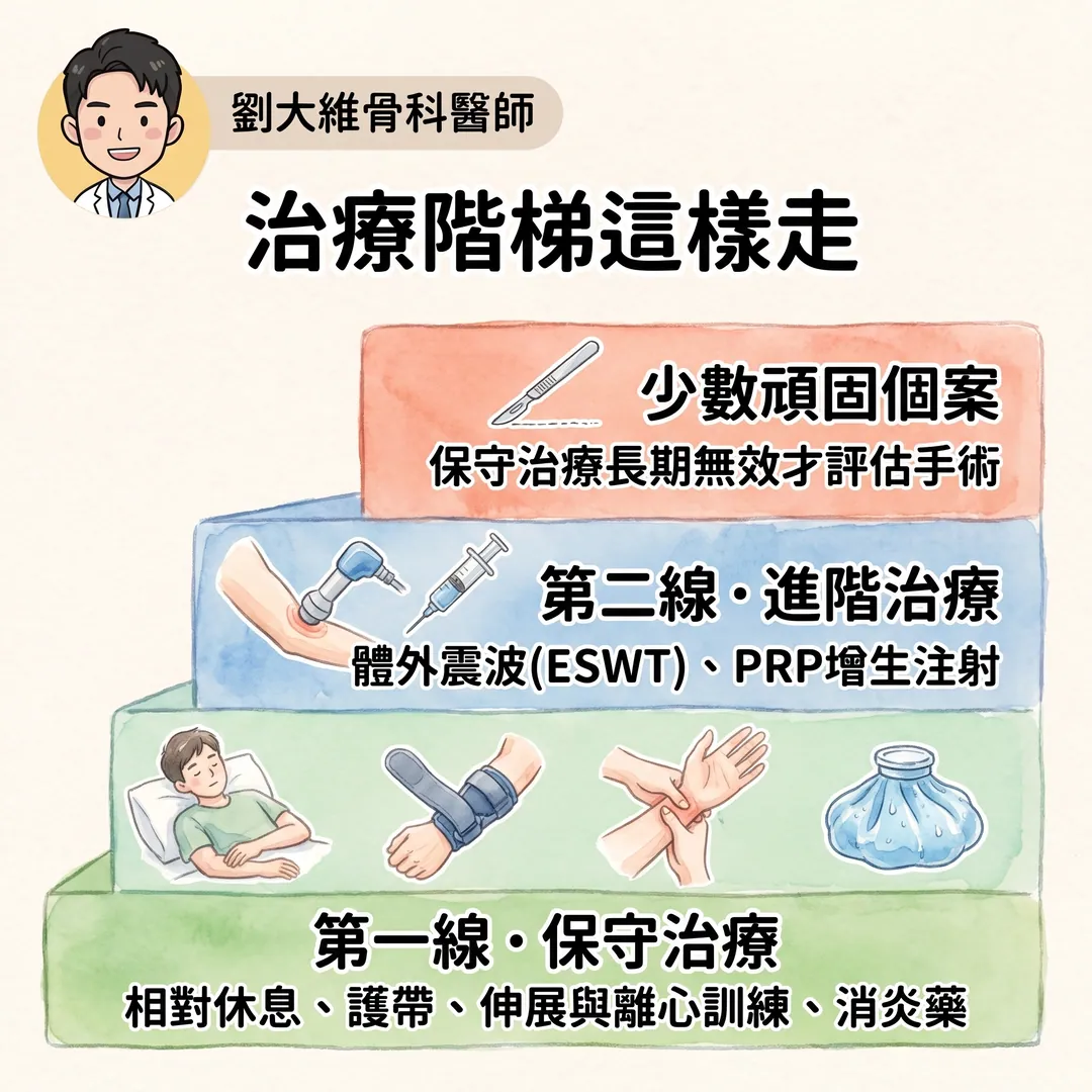 手肘外側一用力就痛？認識「網球肘」與居家保養 衛教圖 5
