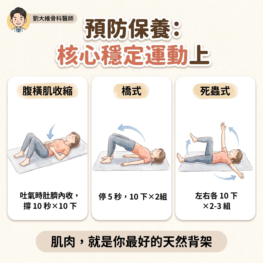 腰椎滑脫症是什麼？為什麼站久走久就腰痠腿麻？醫師教你怎麼預防 衛教圖 8