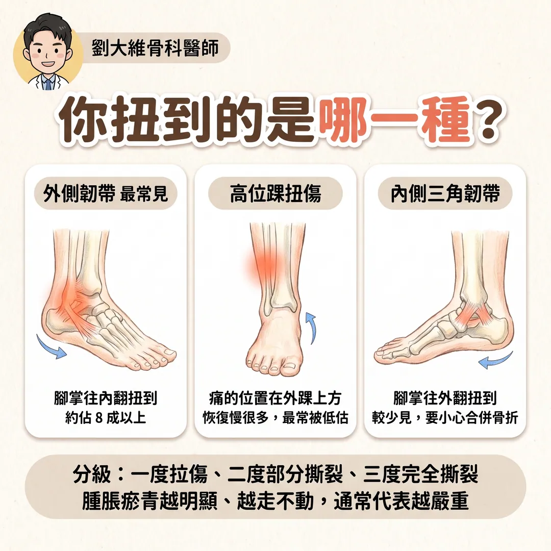 腳踝韌帶撕裂後怎麼復健？急性期、復健期，還有 PRP 到底什麼時候該打 衛教圖 2