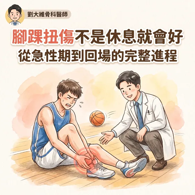 腳踝韌帶撕裂後怎麼復健？急性期、復健期，還有 PRP 到底什麼時候該打
