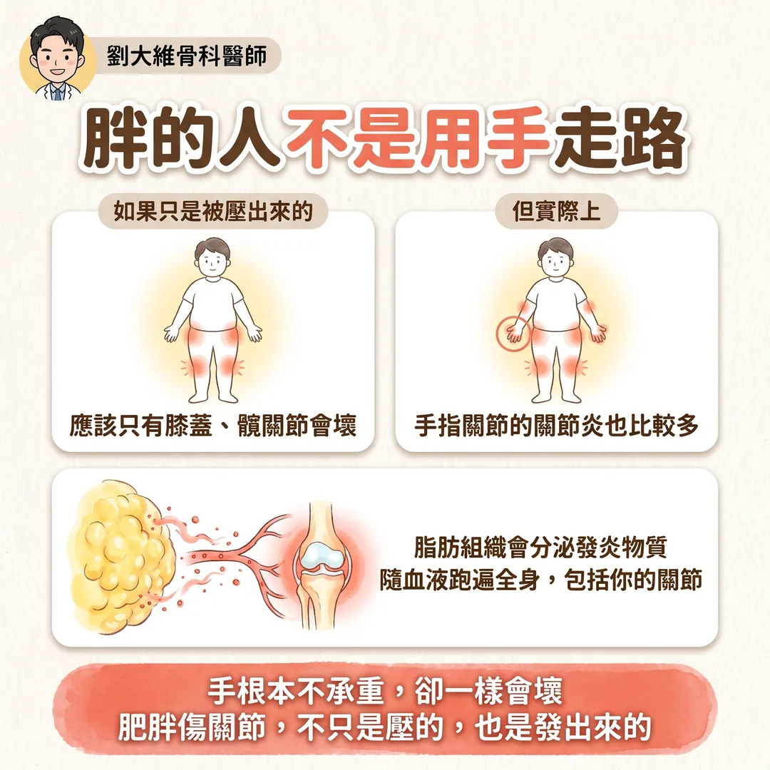 退化性關節炎：或許重點不是退化，而是發炎 衛教圖 5