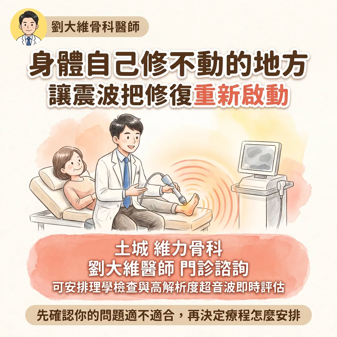 震波治療（ESWT）完整整理：原理、適應症、以及骨不癒合與骨壞死的應用 衛教圖 10