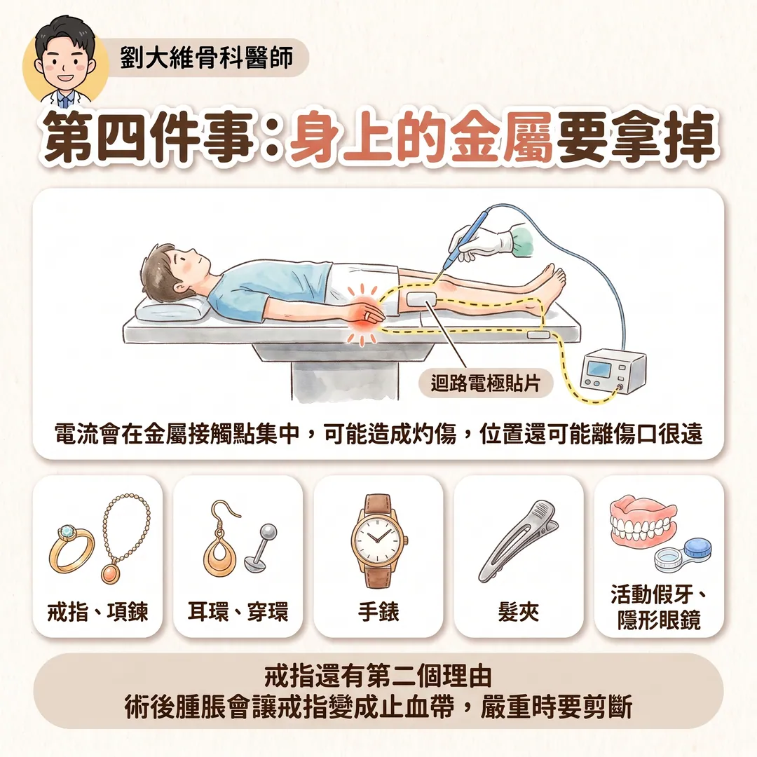 骨科手術前你該注意的事：6 件在進手術室之前就決定成敗的事 衛教圖 5