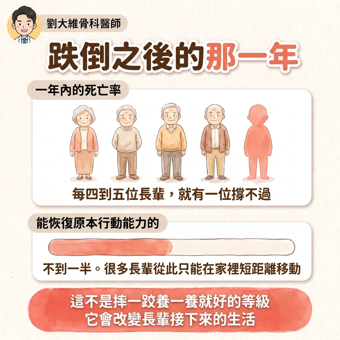 髖關節骨折：老年人殺手 衛教圖 3