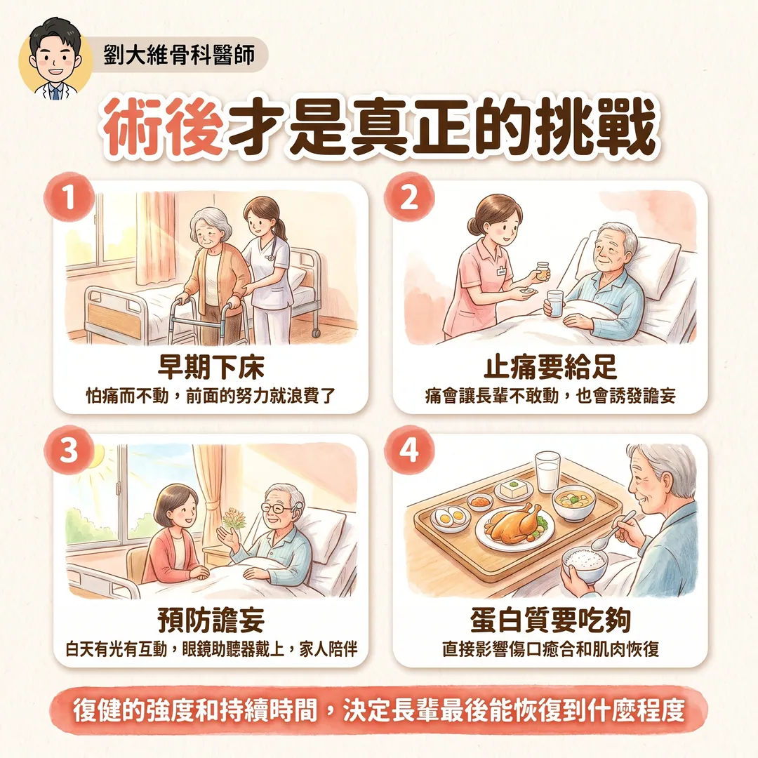 髖關節骨折：老年人殺手 衛教圖 7